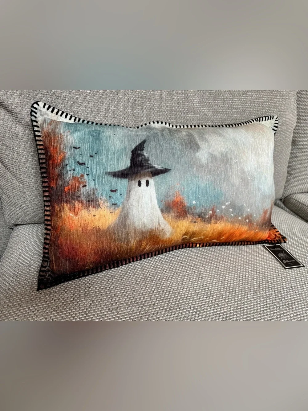 🍁 Sheffield Home Ghost Witch Decorative Throw Pillow Fall Decor NWT